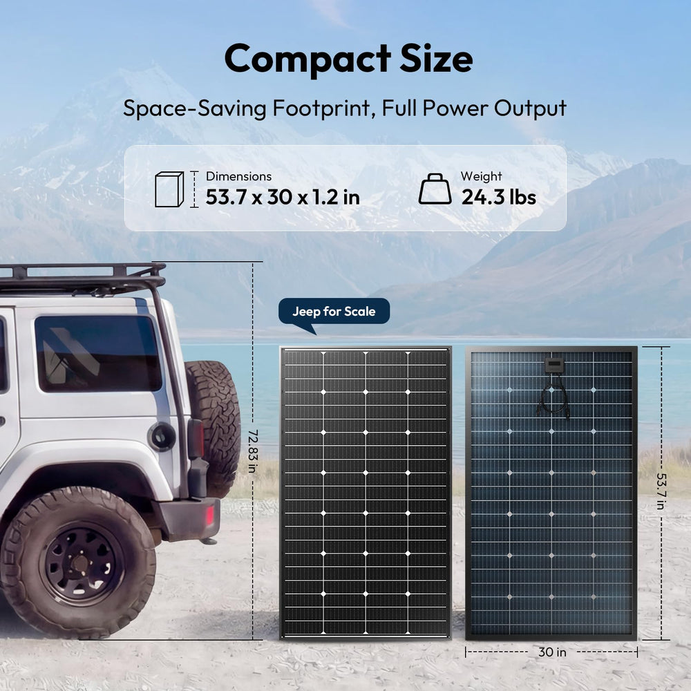 JJN panel on sand illustrating enhanced rear-side gain on reflective surfaces