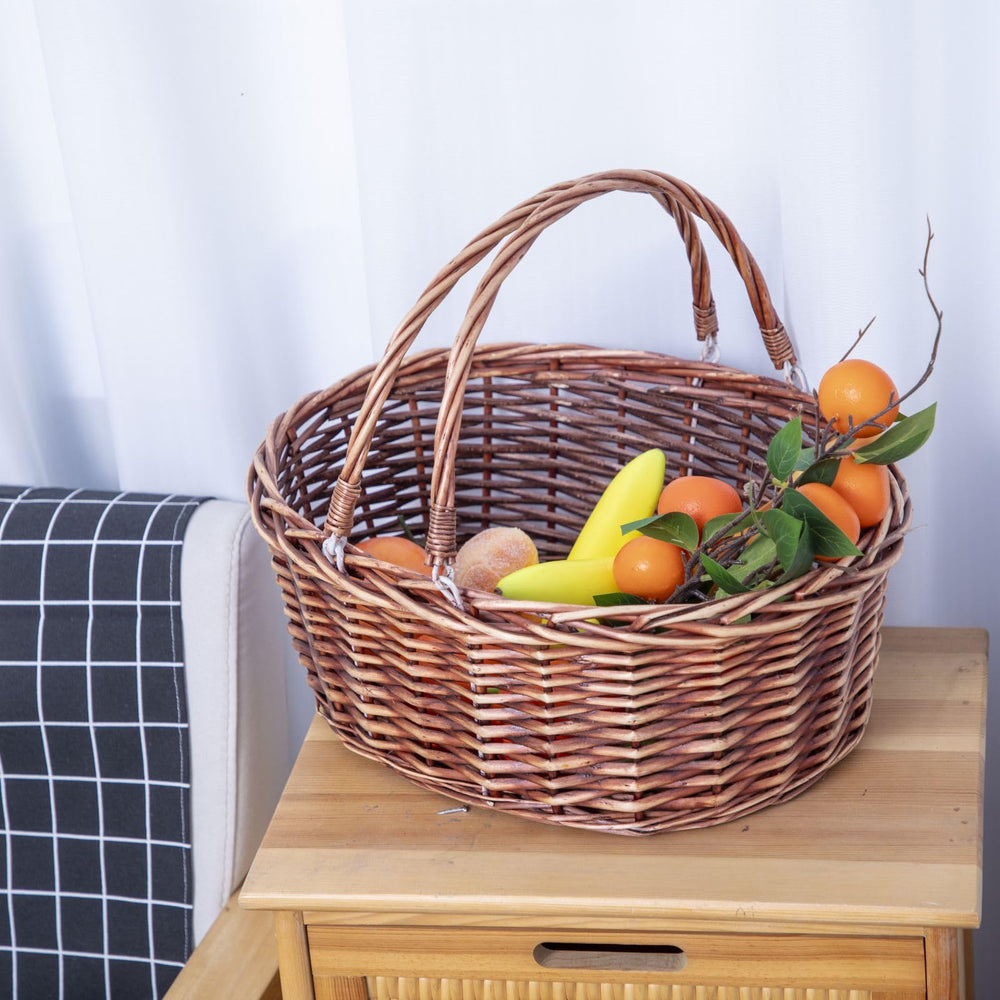 JJSQYLAN Easter arrangement with basket of eggs presenting attractive gift display