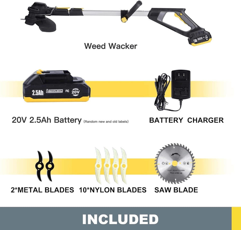 J.KDFVZT full kit contents laid out to show included blades battery and tools