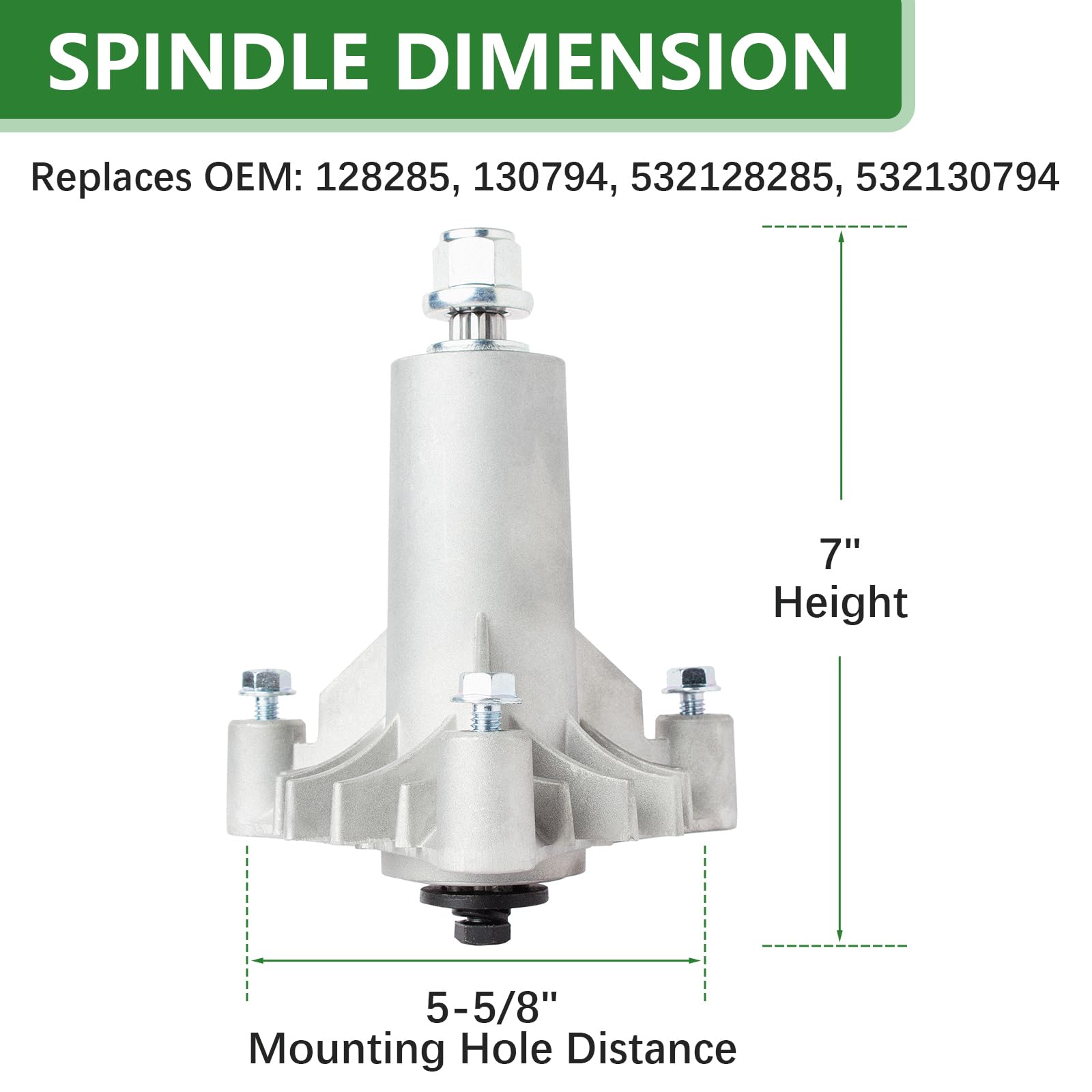 JYLEYJ spindle close-up highlighting durable construction and reduced vibration