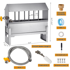 JLUHYANN close-up of float valve demonstrating reliable automatic refill