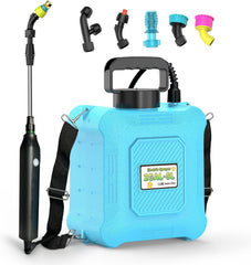 JLVDXN front view of 2-gallon sprayer showing controls and compact design for easy storage