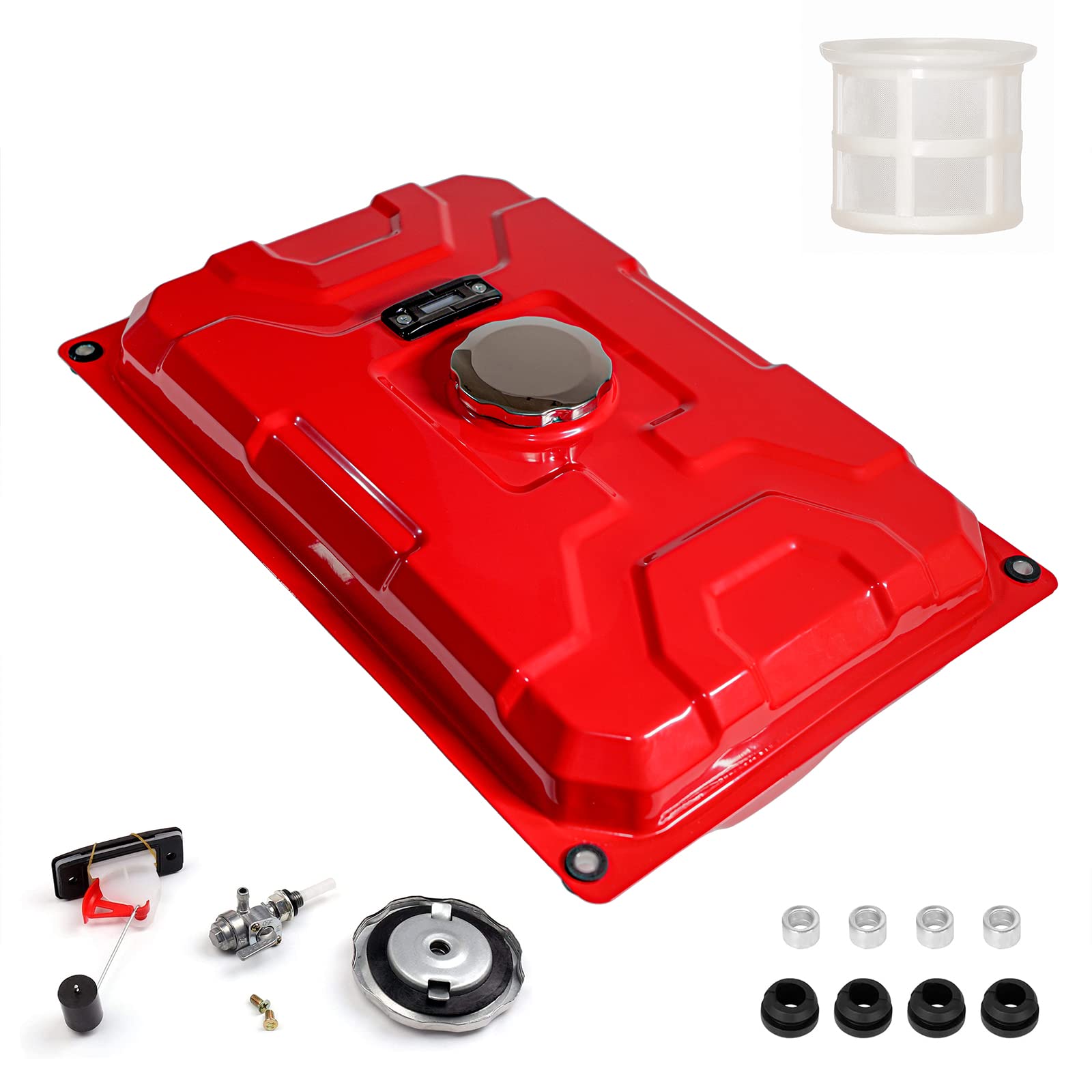 JMCHstore 5 gallon front view showing full tank and benefit of larger runtime