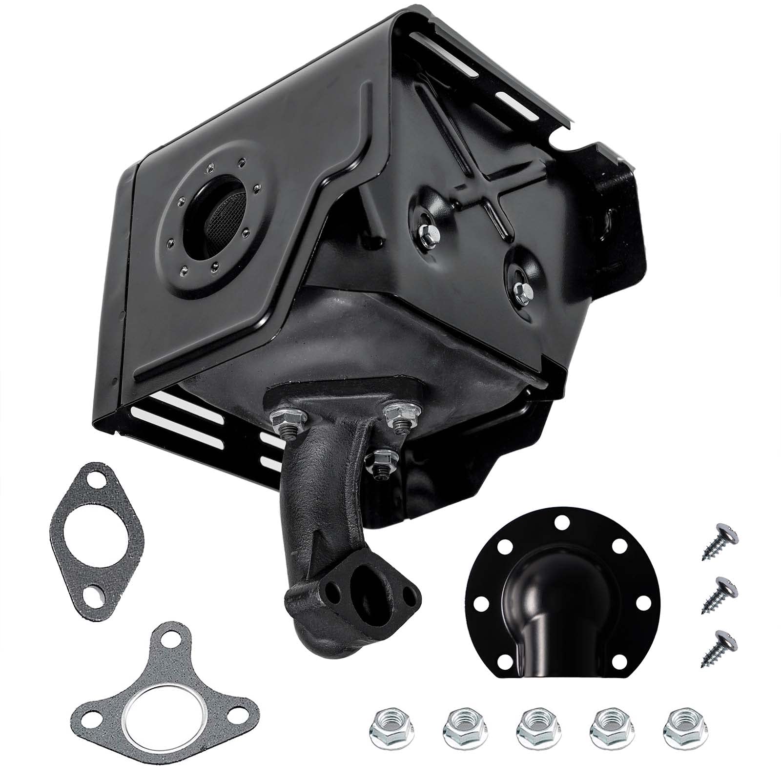 JMCHstore packaging with included gaskets, nuts, and screws for quick install