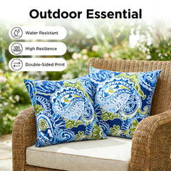 JMGBird close-up of paisley fabric texture highlighting durable, water-resistant weave
