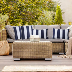 JMGBird closeup of plaid fabric texture demonstrating durable water-resistant finish