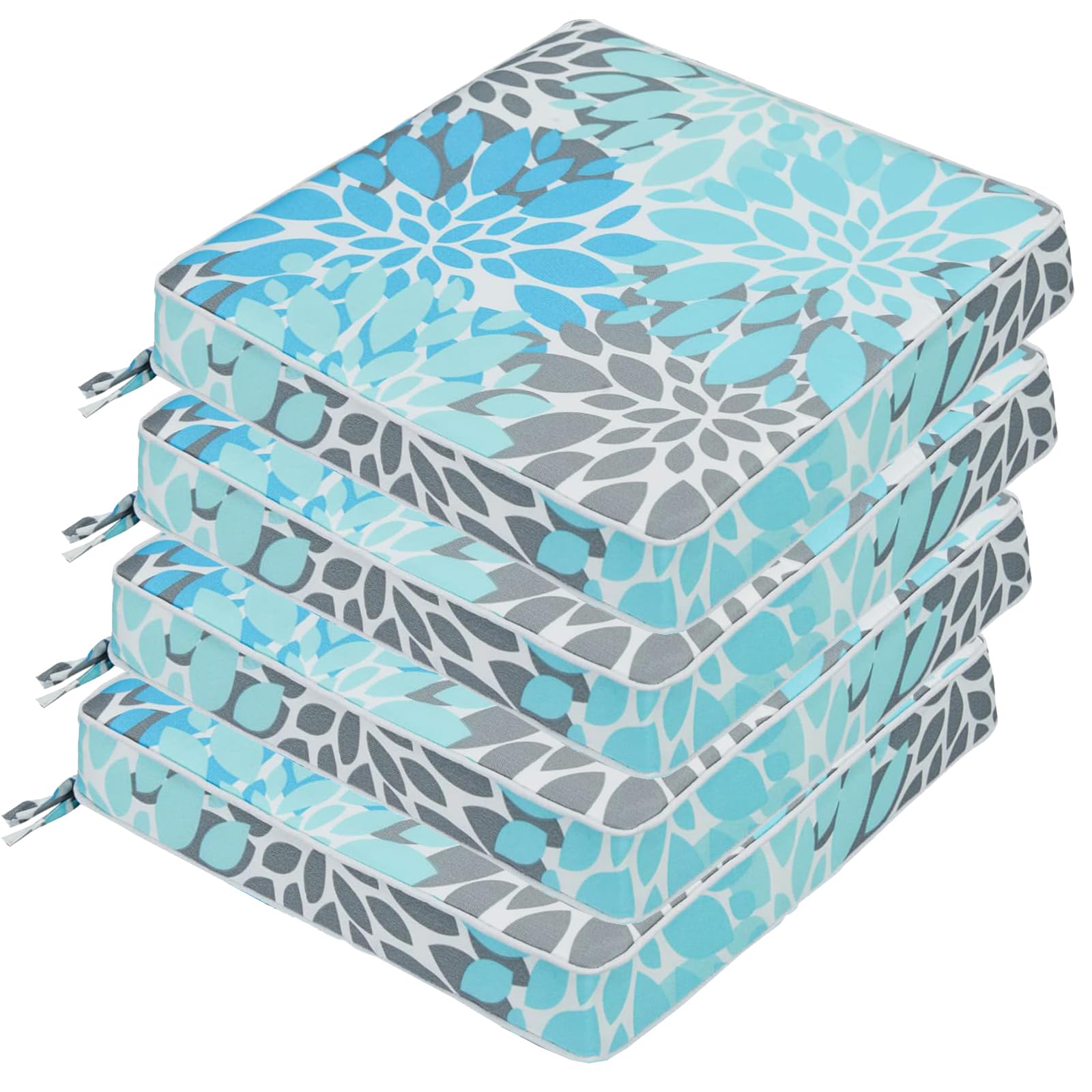 JMGBird four cushions front view showing color and neat set — durable comfort