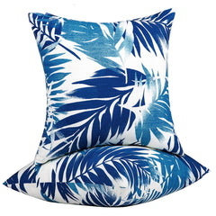 JMGBird front view of two pillows showing pattern and ready-to-use benefit