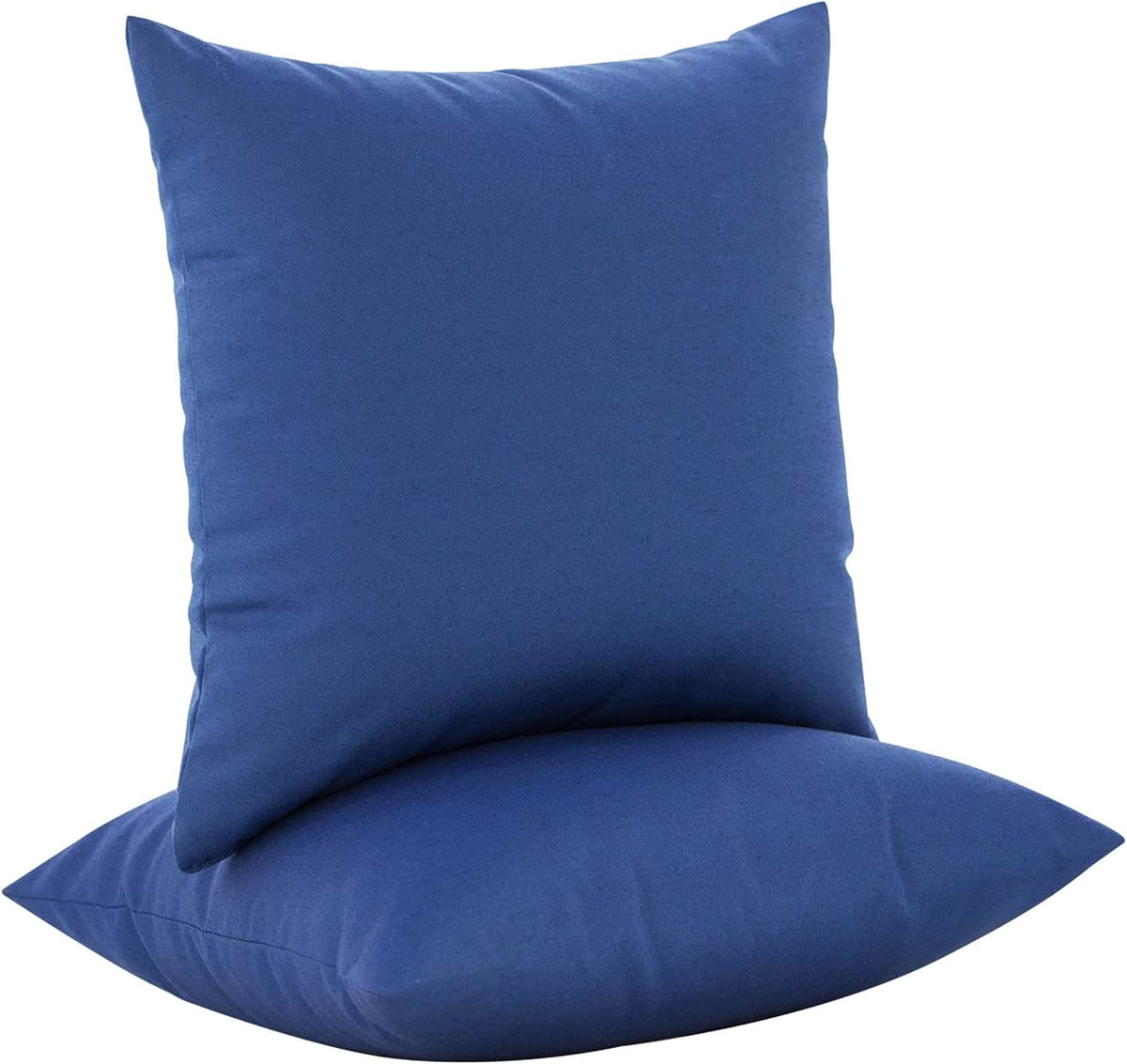 JMGBird front view of navy pillows on patio showing style benefit