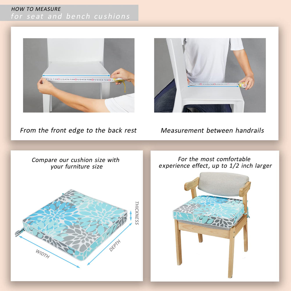 JMGBird cushion placed on outdoor dining chair illustrating improved comfort