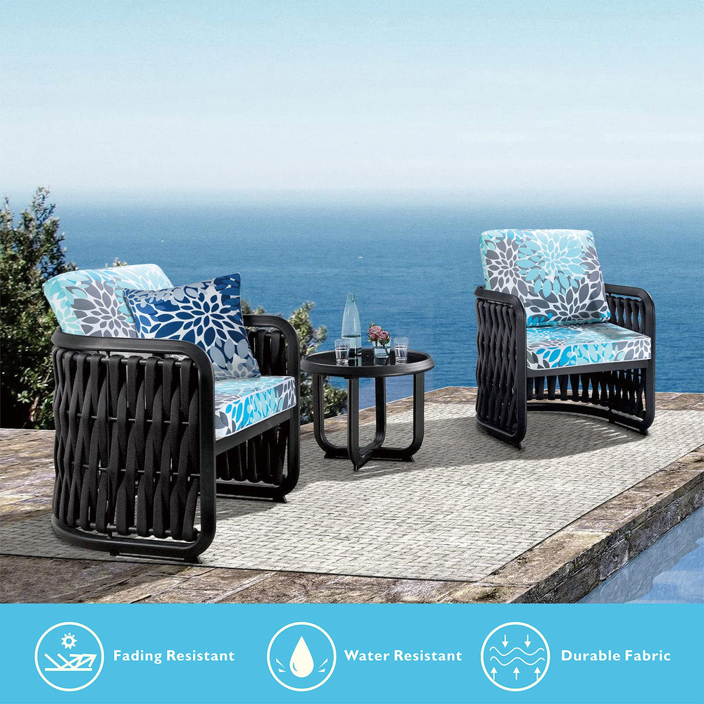JMGBird cushion with water beading on surface showing waterproof benefit
