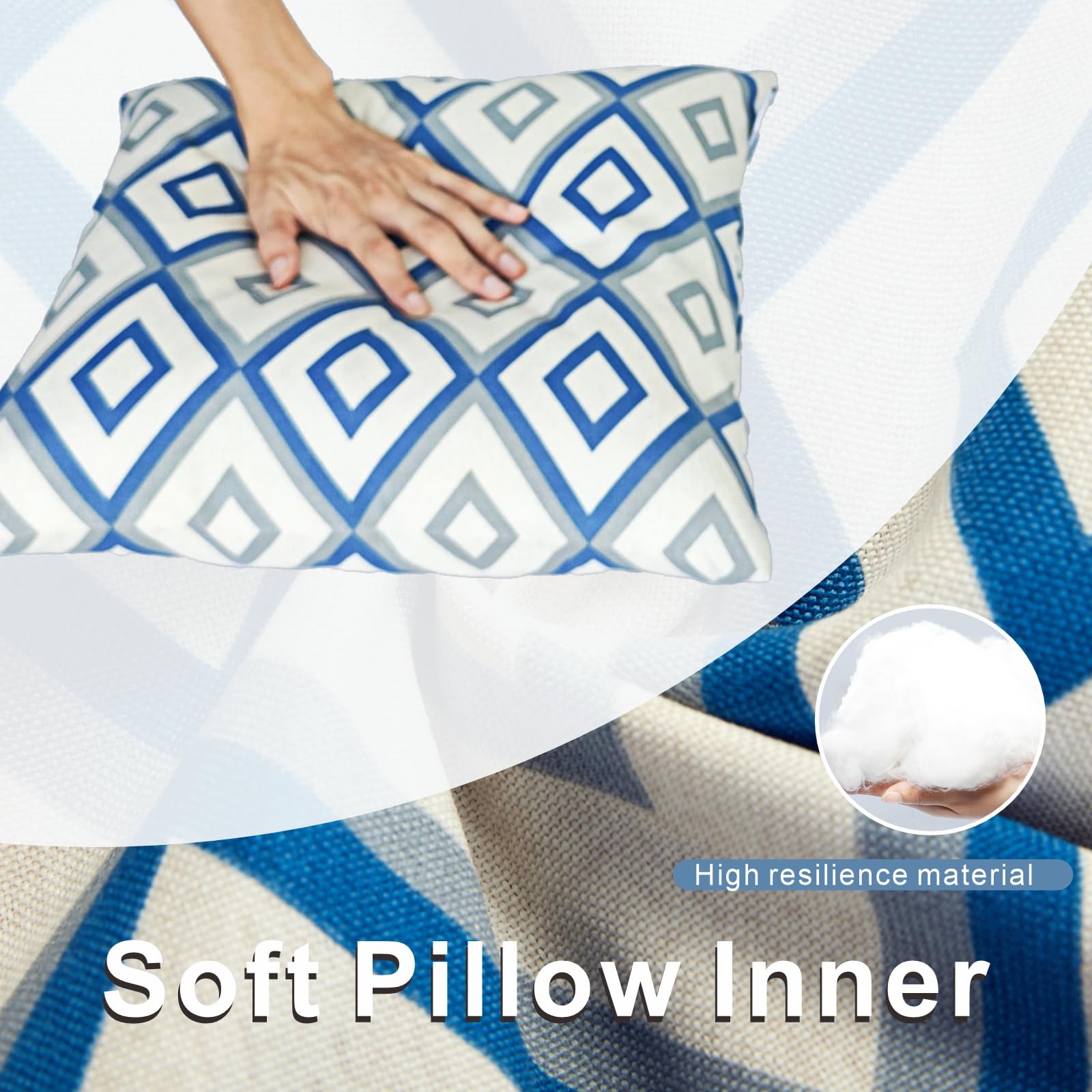 JMGBird pillow with water droplets demonstrating waterproof protection