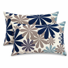 JMKaixin front view windmill pillow showing vibrant retro pattern and outdoor appeal