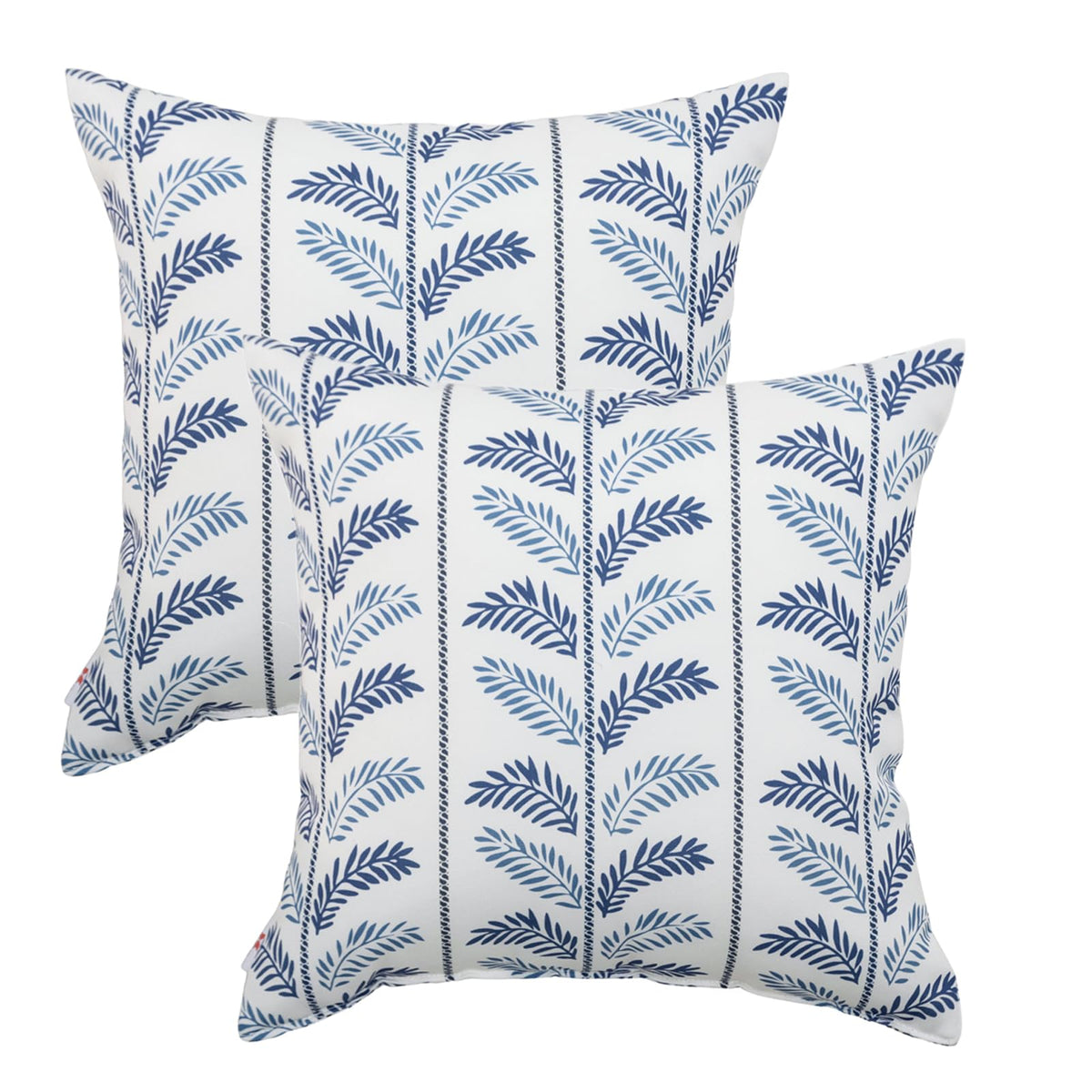 JMKaixin front view of two-pack pillows showing pattern and vibrant color, durable look