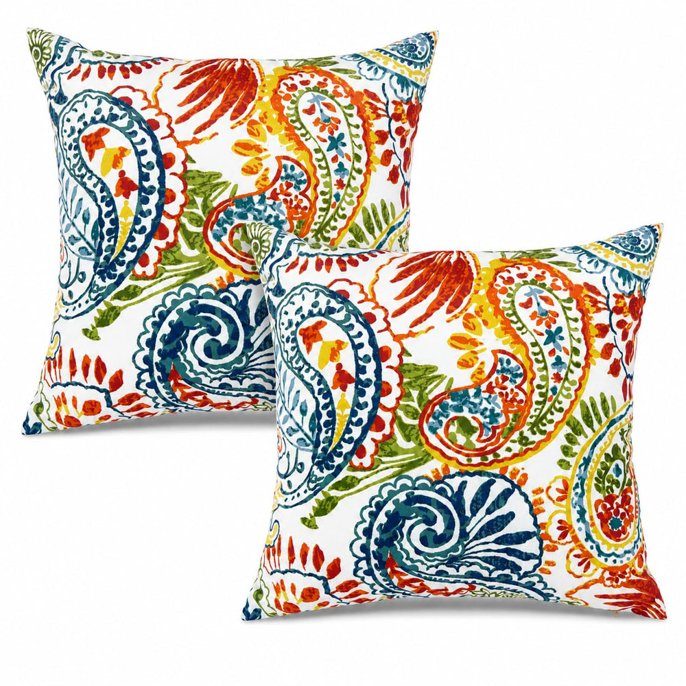 JMKaixin front view of two pillows showing pattern and benefit of coordinated style
