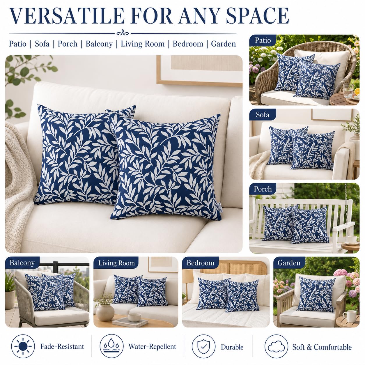 JMKaixin pillows styled in a backyard setting creating inviting relaxation