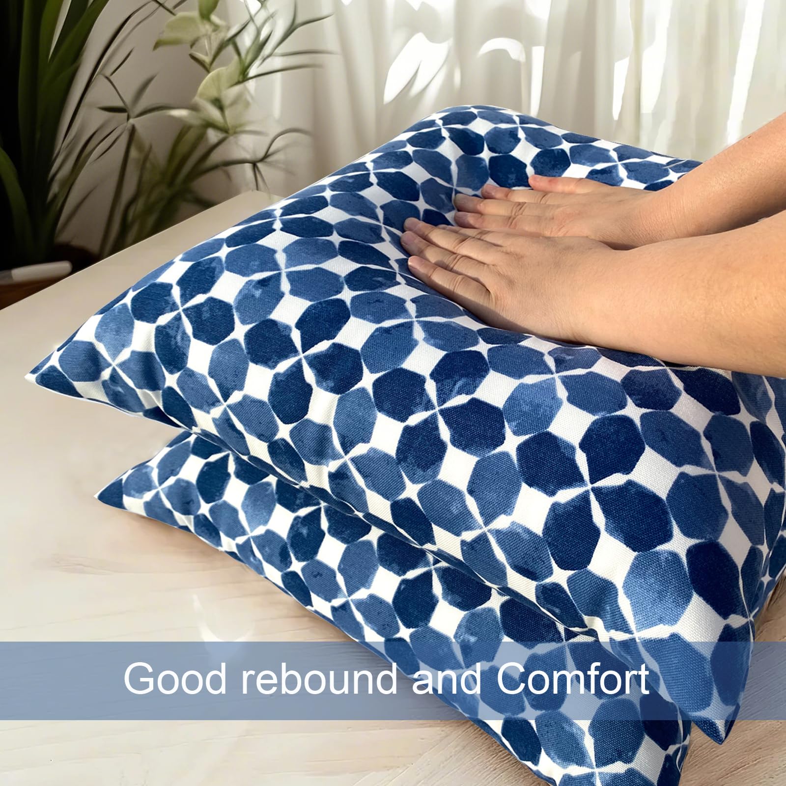 JMKaixin pillows in a patio setting showing outdoor-ready style