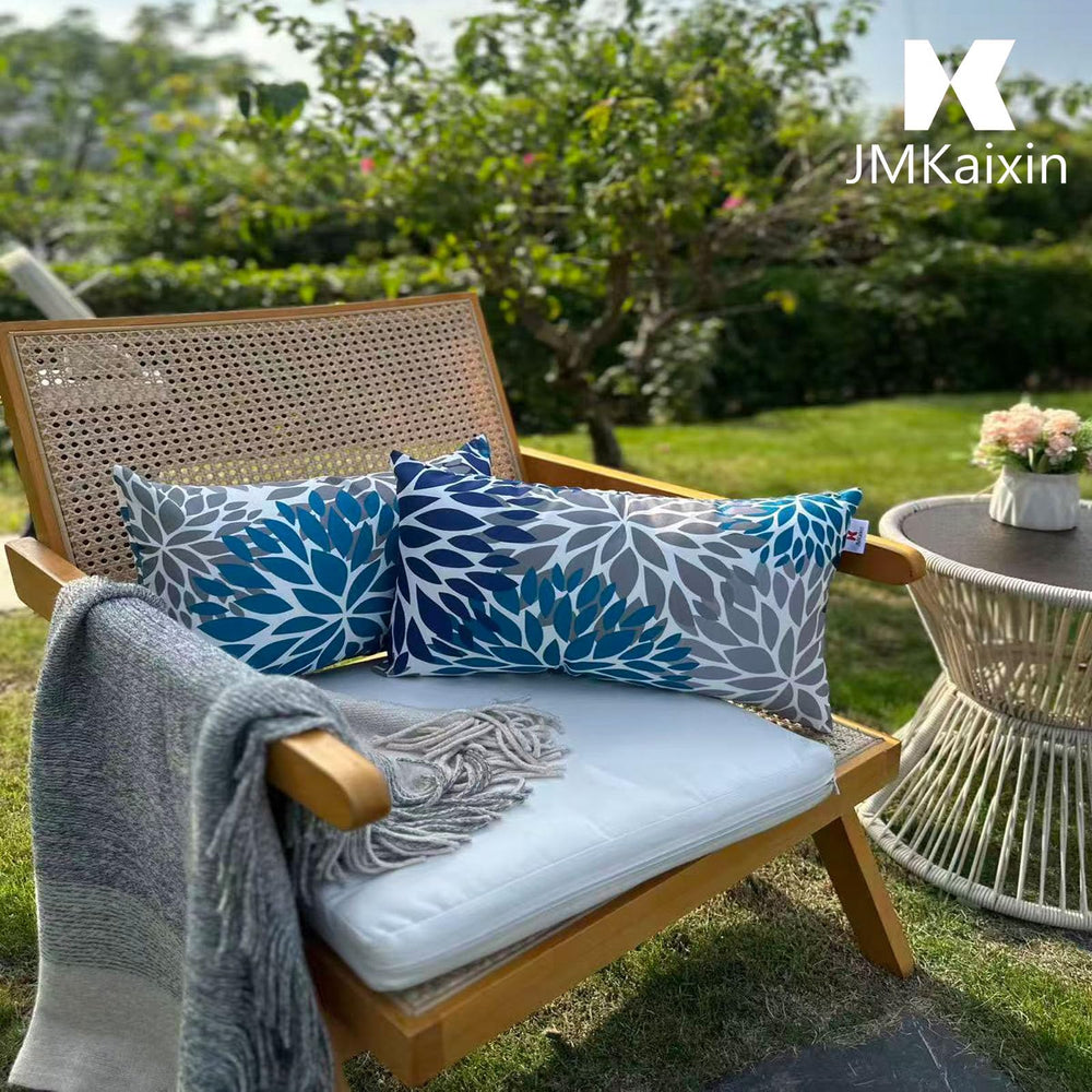 JMKaixin retro pattern pillows in a living room adding personality and flair