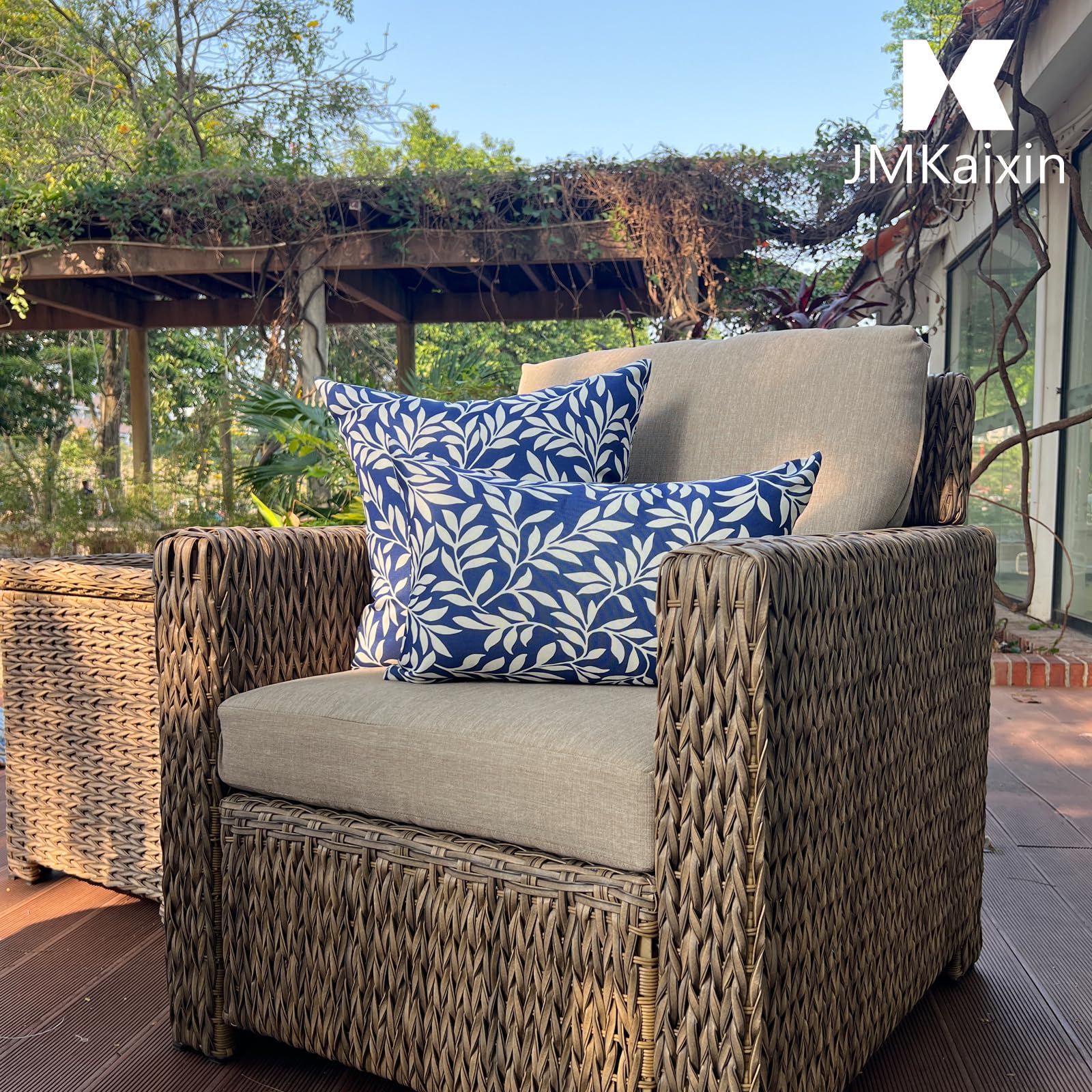 JMKaixin washing care label and pillow cover ready for gentle cleaning