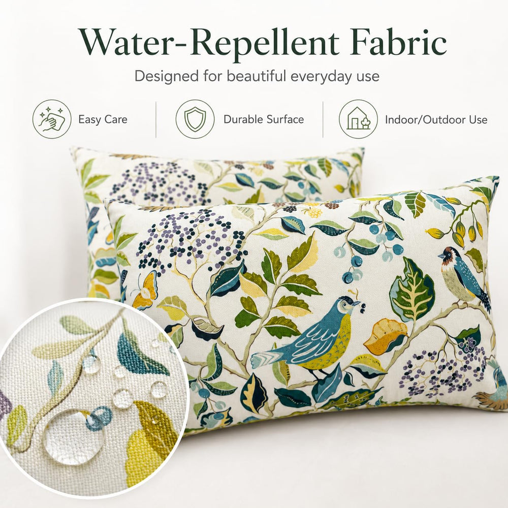 JMKaixin pillow with water droplets demonstrating waterproof protection benefit