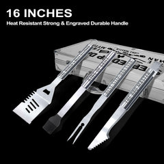 JNDJE close shot of stainless steel spatula demonstrating durability and clean edge
