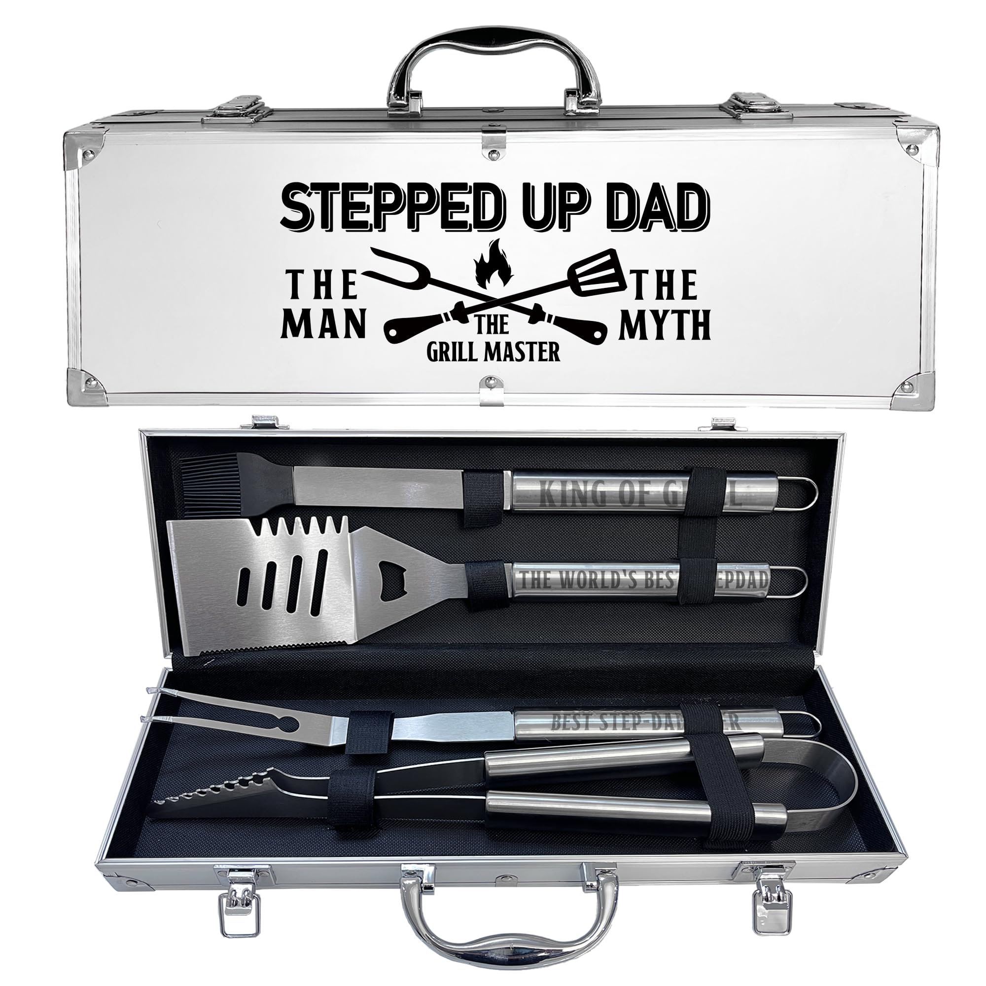 JNDJE aluminum case front view showing secure portable storage and gift appeal