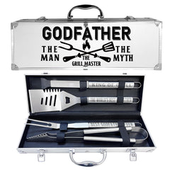 JNDJE godfather set front view showing all tools and carry case for easy gifting