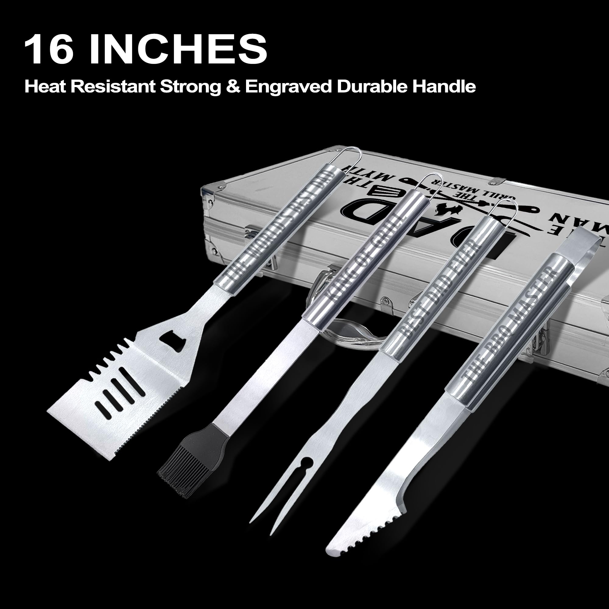 JNDJE open aluminum case with tools secured for organized transport benefit