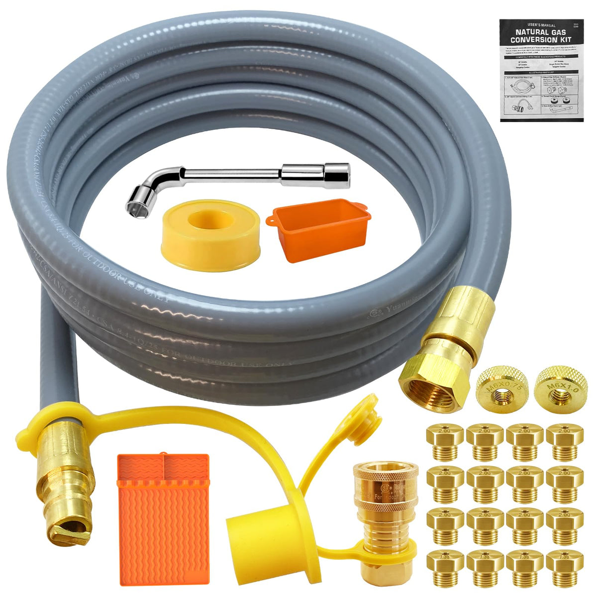 JNWYXIE front package showing full Blackstone conversion kit contents and convenience