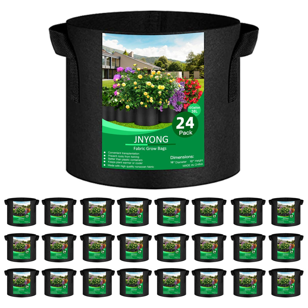 JNYONG 24-pack front view showing neat stack and branding for easy planting