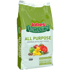 Jobe's Organics front packaging showing 16 lb bag and product branding for clear identification and convenience
