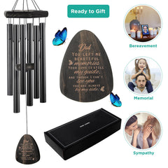JOBOSI sympathy greeting card displayed with chime for meaningful condolence benefit