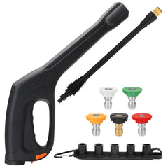 JOEJET front view of spray gun showing ergonomic grip and ready-to-use benefit