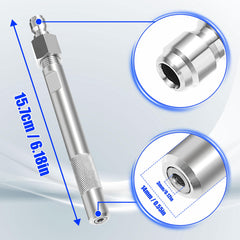 JOEJET quick-connect detail showing 1/4 inch plug for fast, secure pressure-washer attachment