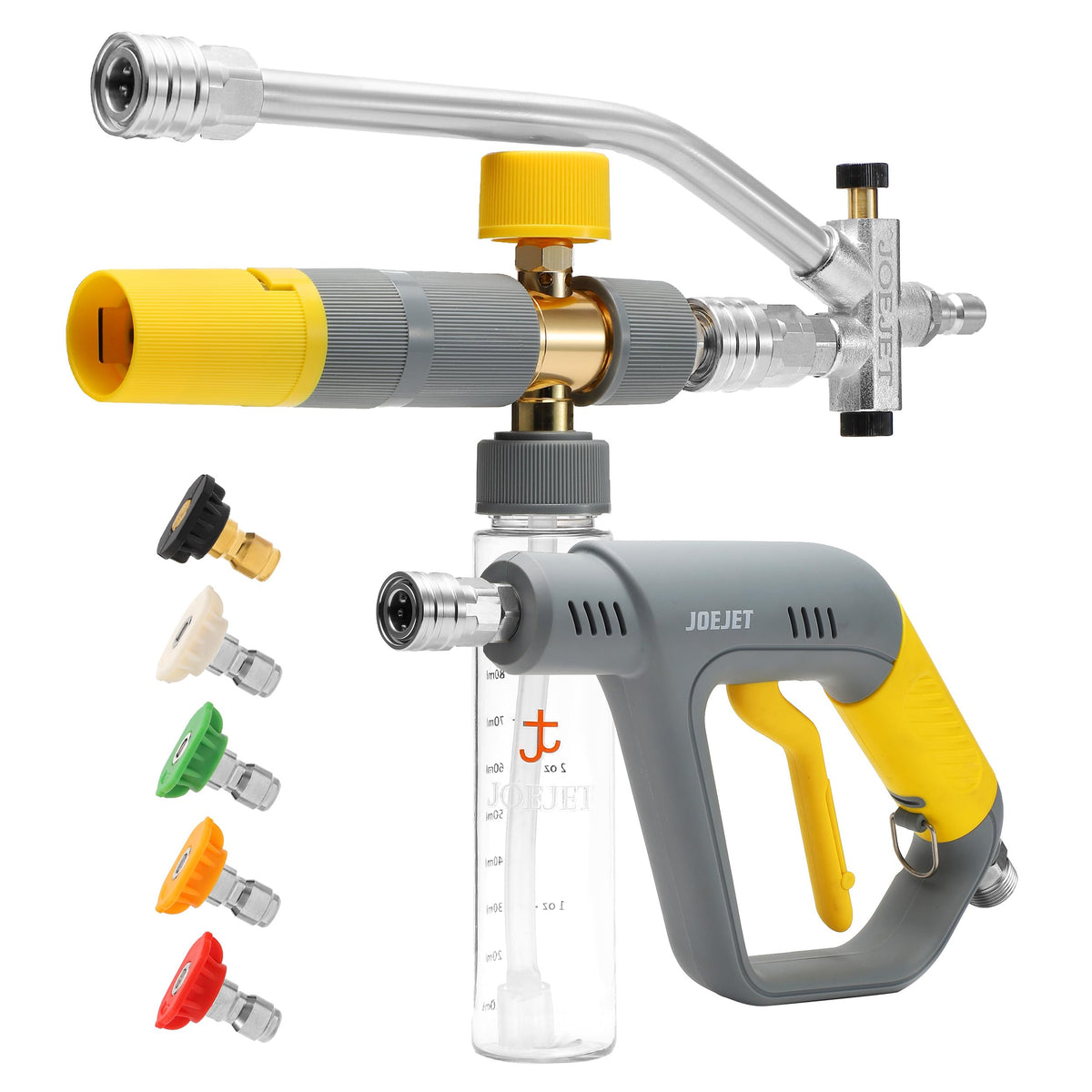 JOEJET short gun front view showing compact design and easy grip
