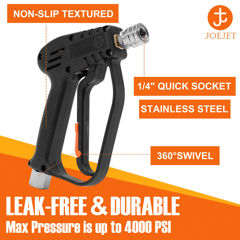 JOEJET nozzle tips and holder arranged to show versatile spray patterns and organization