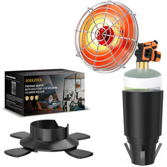 JOELITOL heater front view in cup holder providing steady warmth