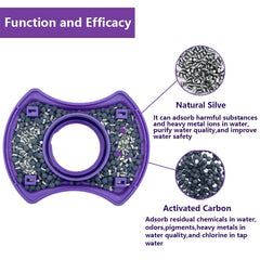 Joepoe mineral media close-up showing silver-ion stones for cleaner water