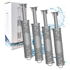 Joepoe front pack showing four grey cartridges and clear labeling for easy maintenance
