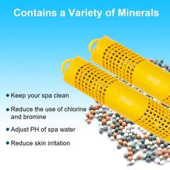 Joepoe mineral stick close-up of natural mineral media illustrating filtration action