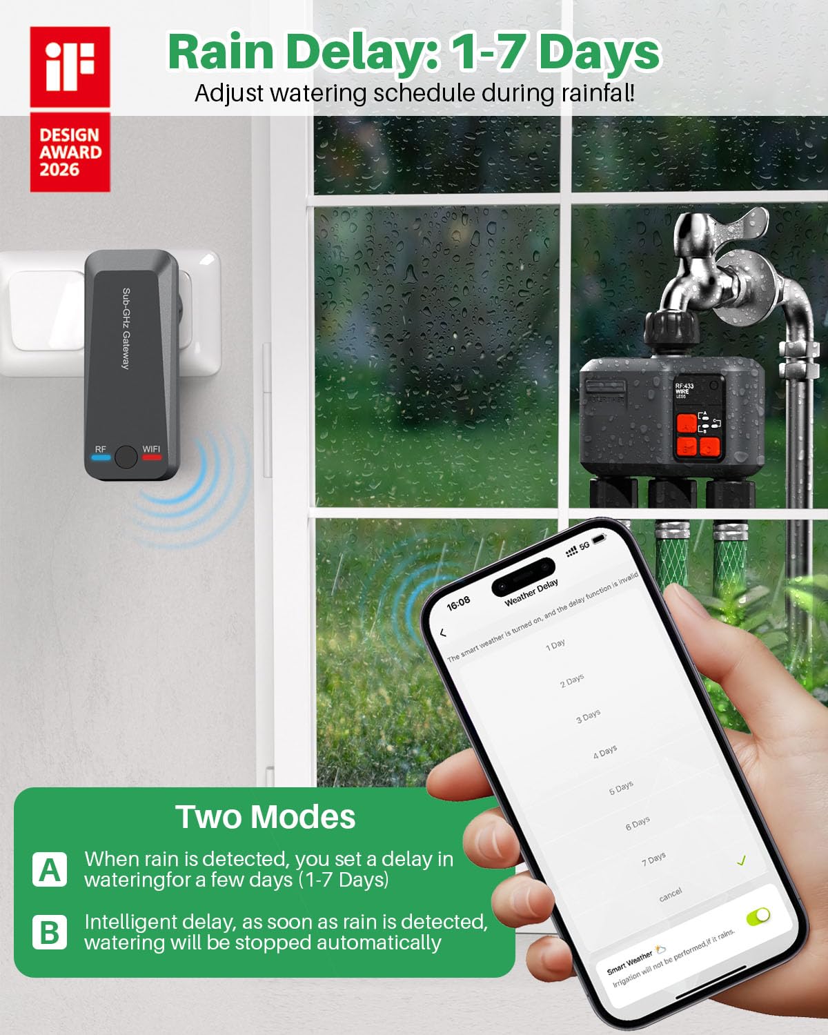 johgee app screen displaying schedules for remote convenience