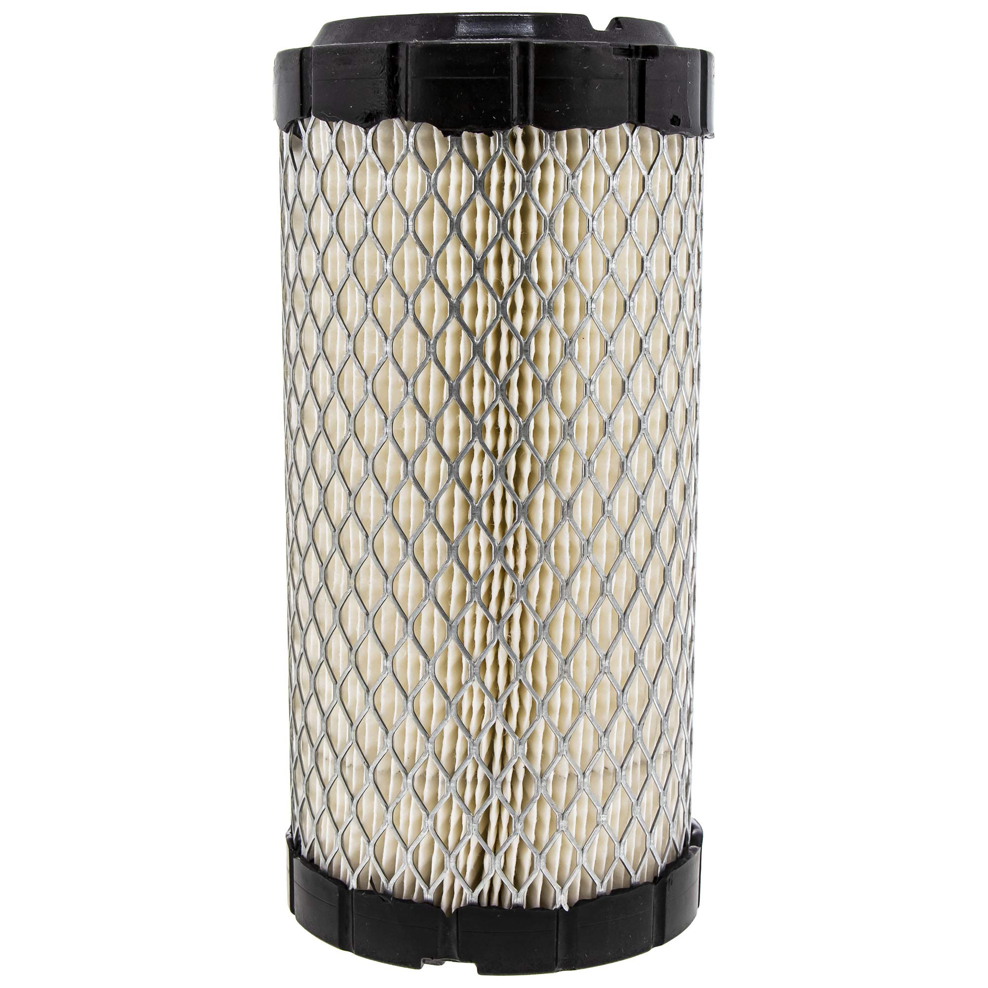 John Deere air elements stacked to show layered filtration and extended engine protection