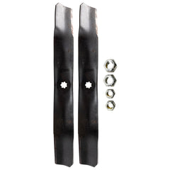 John Deere AM141034 front view showing blade shape and fit for accurate replacement