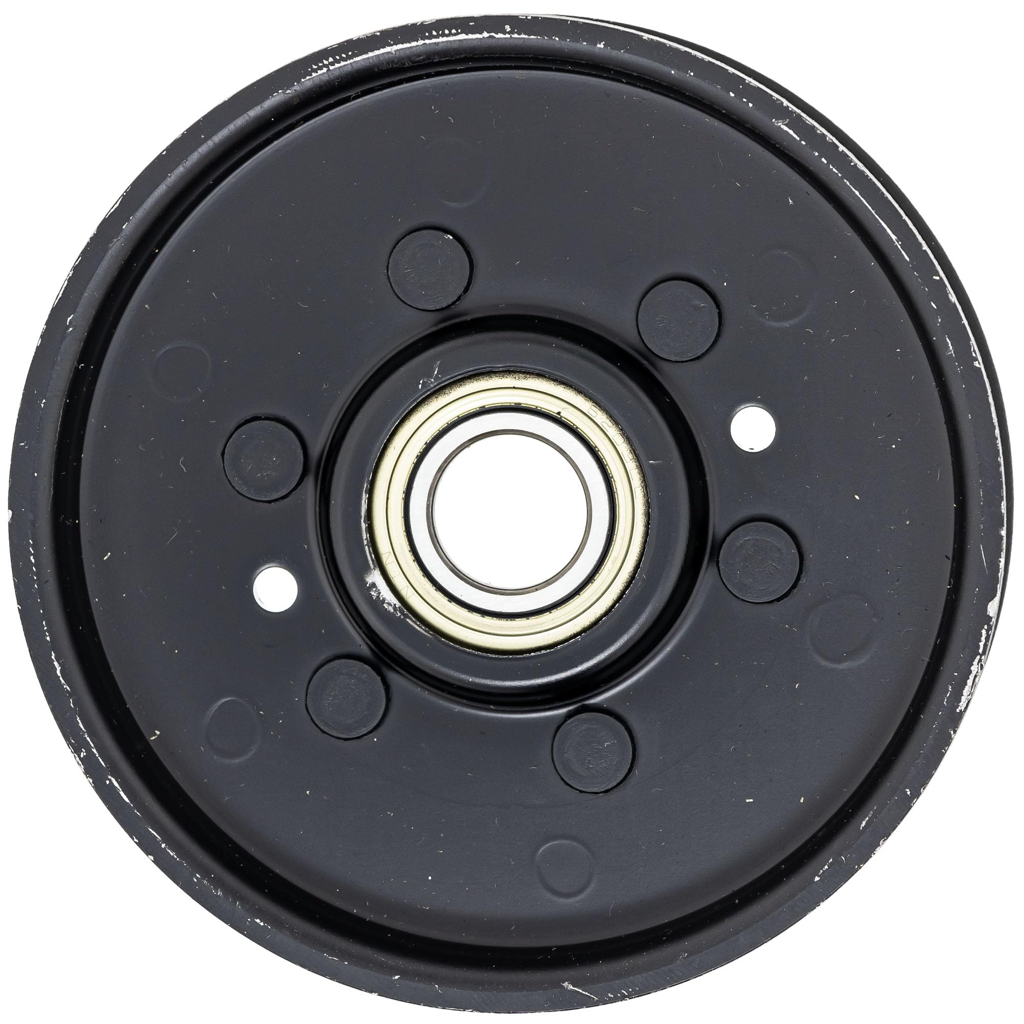 John Deere AM37249 front view showing pulley shape and mounting hole for accurate replacement