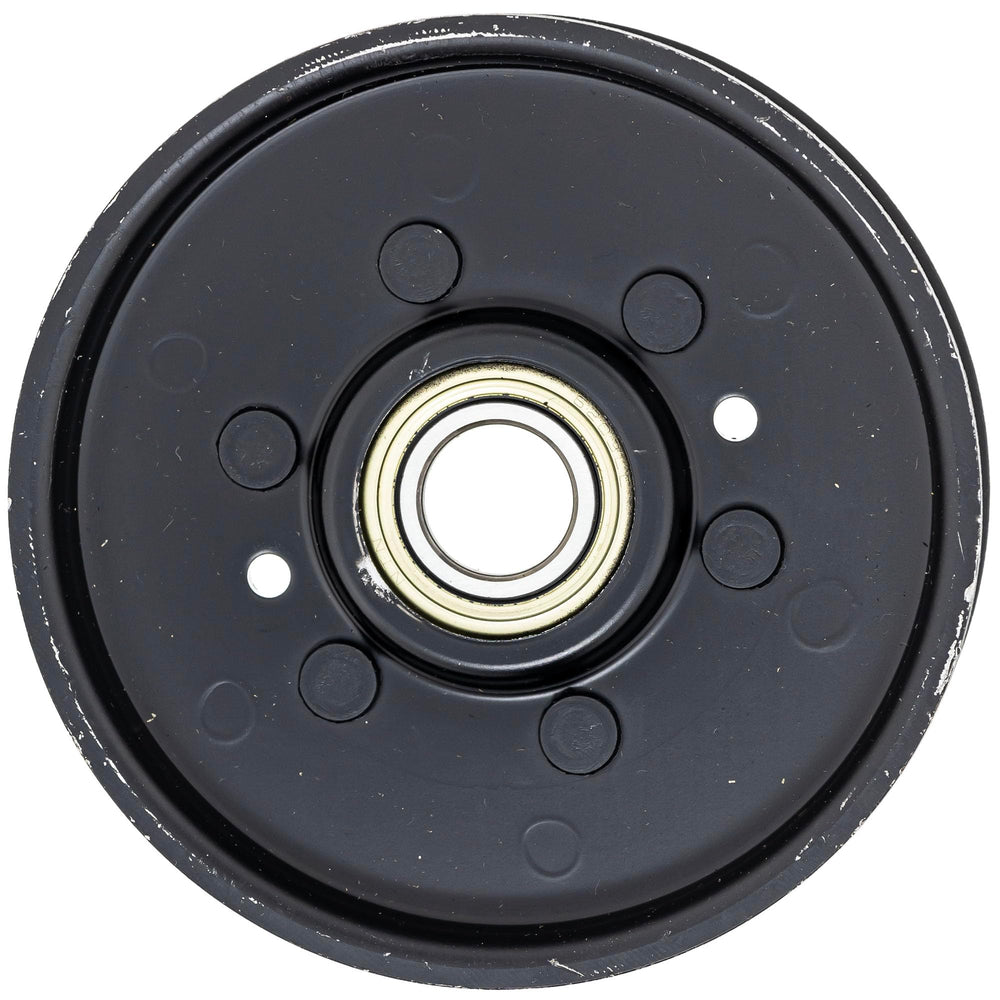 John Deere AM37249 front view showing pulley shape and mounting hole for accurate replacement