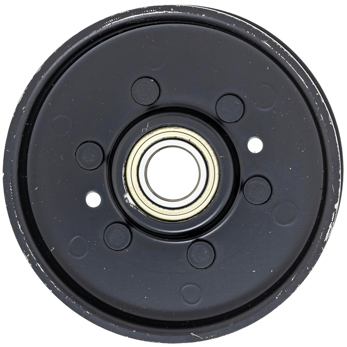 John Deere AM37249 front view showing pulley shape and mounting hole for accurate replacement