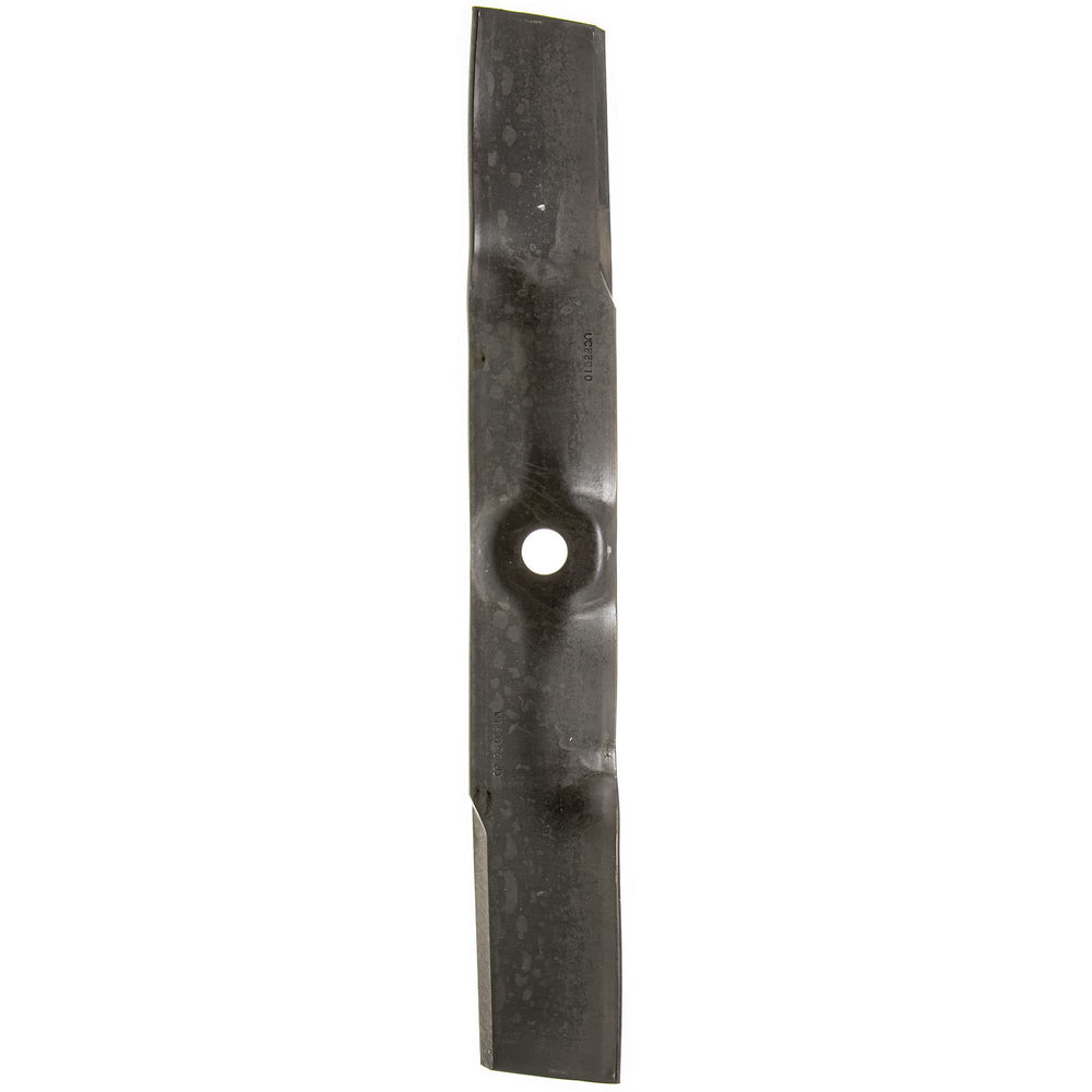 Close-up of John Deere blade sharpened edge and forged surface for longer life