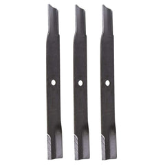 John Deere M141786 three-blade kit front view showing OEM fit and readiness