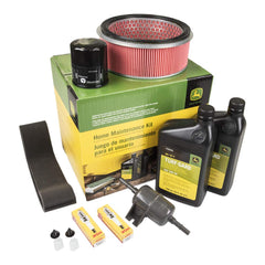 John Deere kit front packaging showing all included OEM parts and convenience