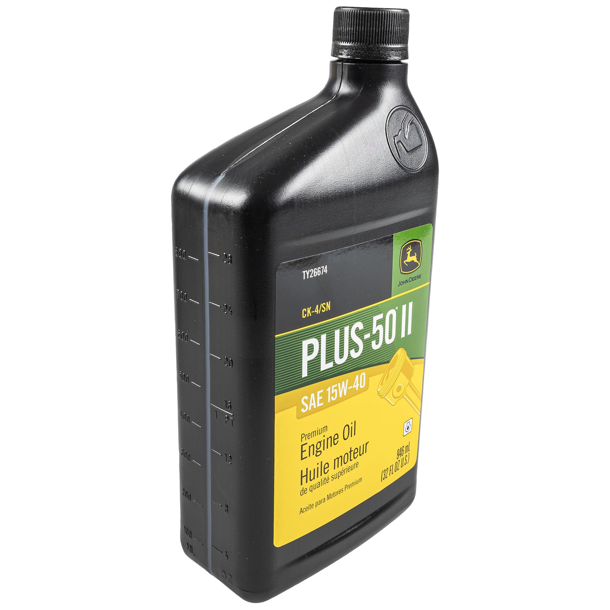 John Deere fuel filter top view illustrating clean fuel delivery benefit